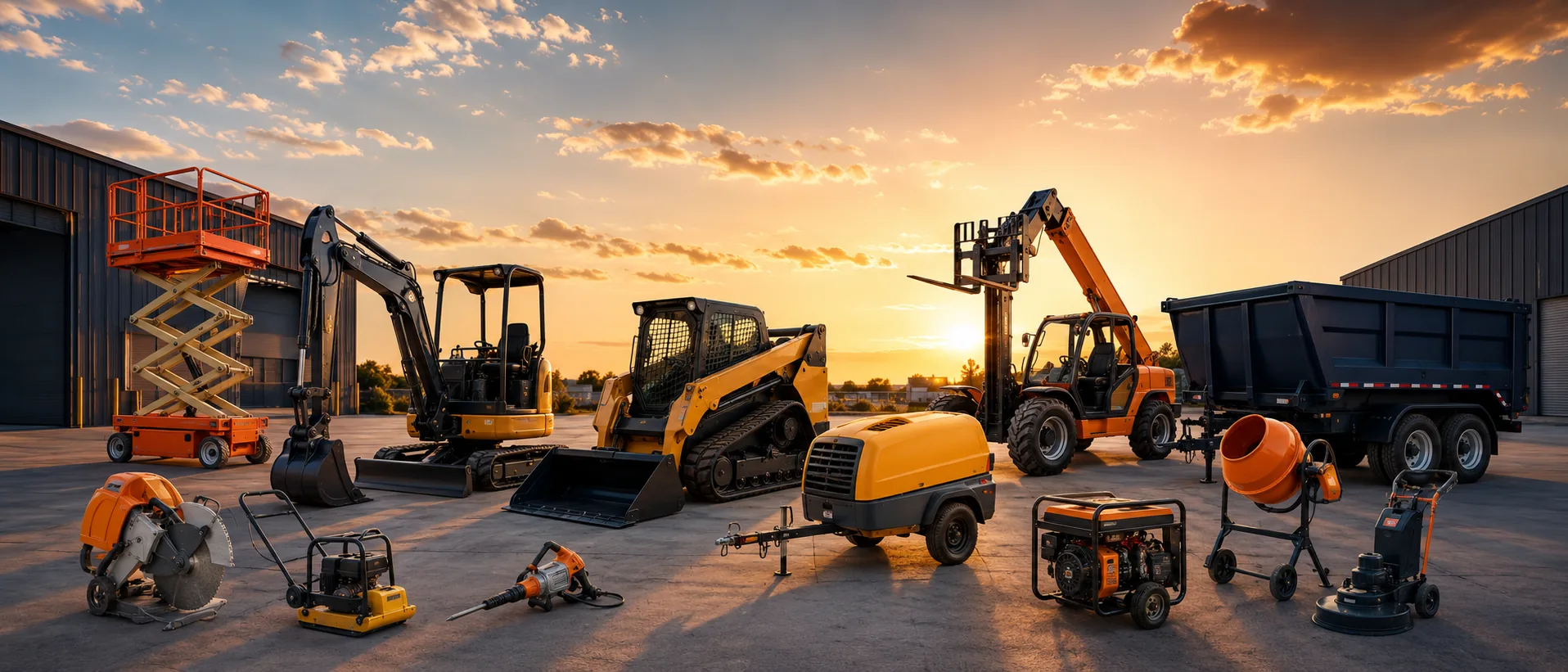 Equipment rental delivery coverage across Tampa Bay